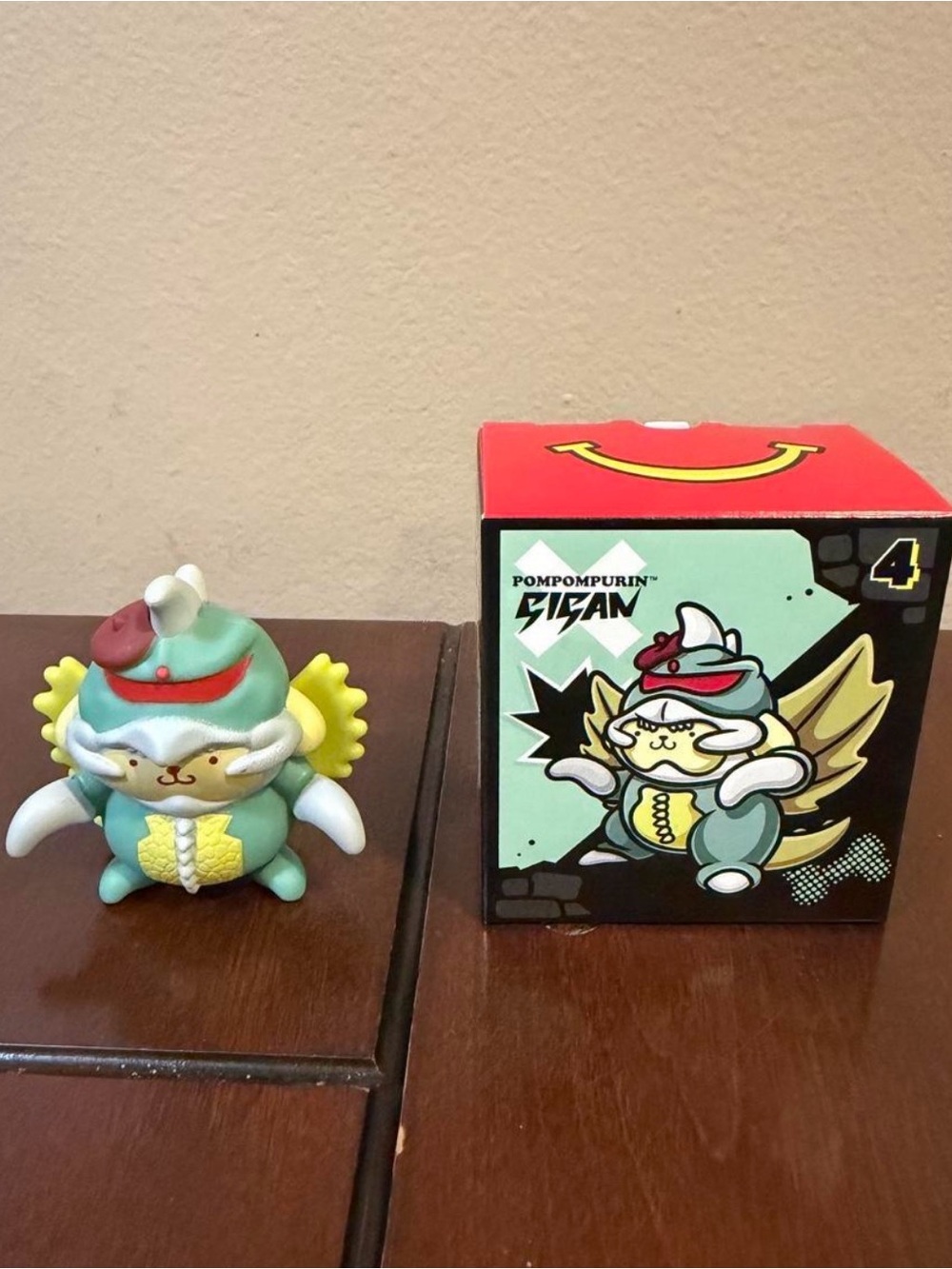 2026 Mc Donalds Hello Kitty and Friends Godzilla Pompompurin Gigan Figure #4